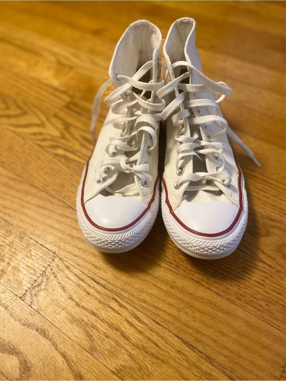 Mens White High-Top Converse
